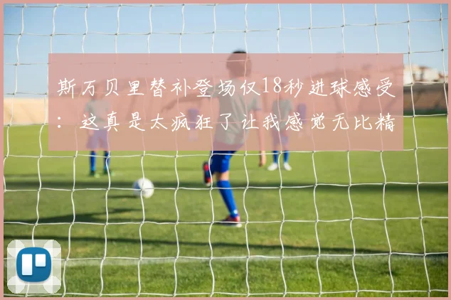 斯万贝里替补登场仅18秒进球感受：这真是太疯狂了让我感觉无比精彩